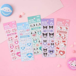 Sanrio - Gold Line Seal Sticker - 5 types - Koreabe