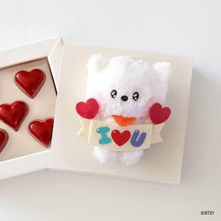 BT21 minini doll key ring [All Love / I LOVE YOU] - RJ - Koreabe