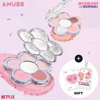Amuse - Flora Eye Palette (My Melody X Kuromi) - 2 types - Koreabe