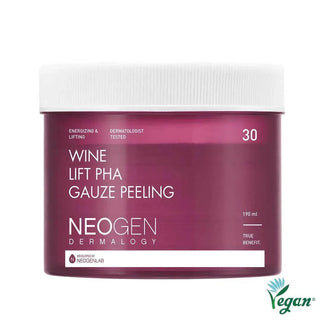Neogen - Wine Lift PHA Gauze Peeling 30ea - Koreabe
