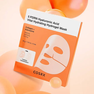 COSRX - 5PDRN Hyaluronic Acid Vital Hydrating Hydrogel Mask 3ea - Koreabe