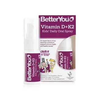 BetterYou - Витамин D + K2, детский ежедневный оральный спрей 15 мл