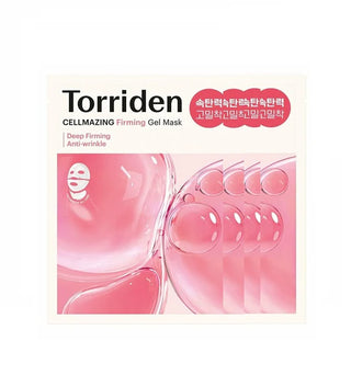 Torriden - Укрепляющая гелевая маска для лица и шеи Cellmazing, 4 шт.