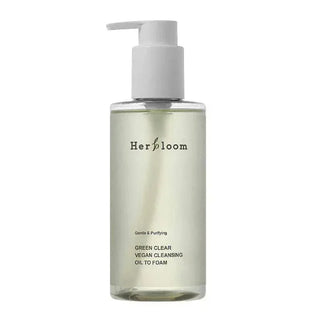 Herbloom - Green Clear Vegan Cleansing Oil To Foam 200ml - Koreabe
