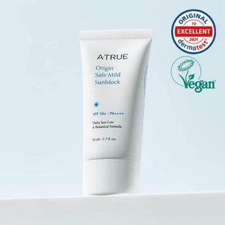 A True - Origin Safe Mild Sunblock SPF 50+ PA++++ 50ml - Koreabe