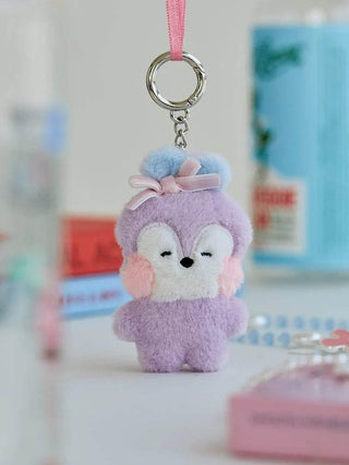 BT21 - MANG Mini Minini Ribbon Edition Fluffy Keyring - Koreabe