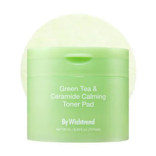 By Wishtrend - Green Tea Ceramide Calming Toner Pad 70ea