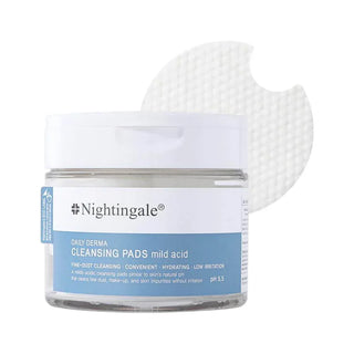 Nightingale - Daily Derma Cleansing Pads Mild Acid 70ea - Koreabe