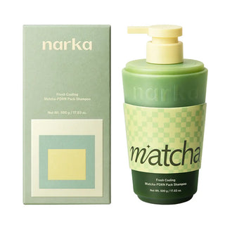 Narka - Освежающий и охлаждающий шампунь-маска с матча и PDRN, 500 мл