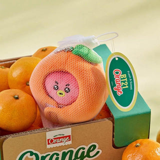 BT21 - TATA Baby Orange Party Doll Keyring - Koreabe