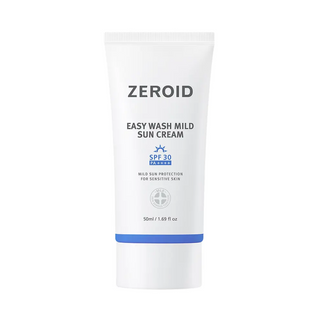 Zeroid - Easy Wash Mild Sun Cream SP30 PA++++ 50ml