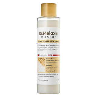 Dr. Melaxin — Тонер с белым рисом Peel Shot Glow, 200 мл