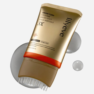 Lilyeve - Сыворотка-ампула с экзосомами для волос Exosome Brush Shot Gold, 3 x 140 мл