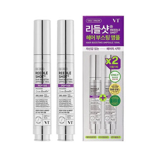 VT - Reedle Shot Hair Boosting Ampoule 100dL Peptide 15ml x 2 - Koreabe