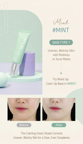 W Lab - Увлажняющая база под макияж Moist Up Color Up Base 45мл - 2 цвета