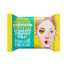 Ariul - Stress Relieving Lip and Eye Remover Pad 30ea - Koreabe
