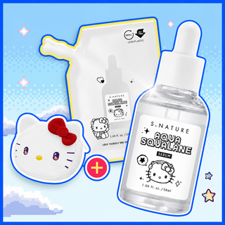 S Nature - Aqua Squalane Serum 50ml + Refill (Sanrio Ver)