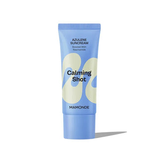 Mamonde - Солнцезащитный крем Azulene Calming Shot SPF50+ PA++++ 35мл