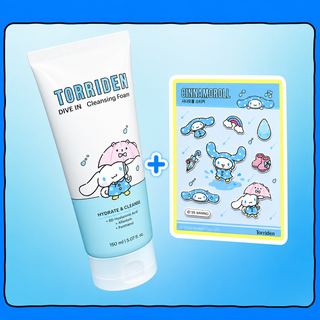 Torriden - Dive Hydrate Cleanse Cleansing Foam 150ml + 150ml (Sanrio Ver)