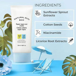 The Face Shop Natural Sun Eco Cream (SPF50+ PA+++) 50ml - Koreabe
