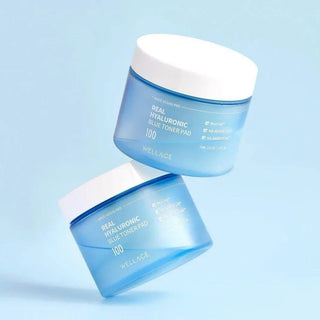 Wellage Real Hyaluronic Blue Toner Pad 70 210ml - Koreabe