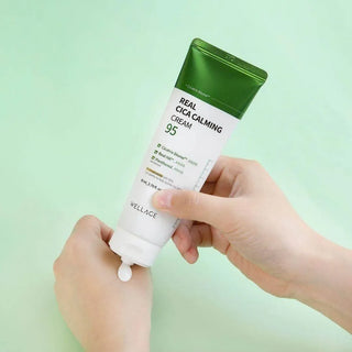 Wellage Real Cica Calming Cream 95 80ml - Koreabe