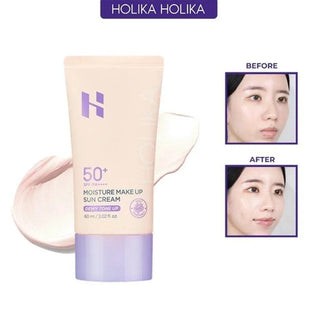 Holika Holika - Moisture Make Up Sun Cream Tone up 60 ml SPF+ PA++++ - Koreabe