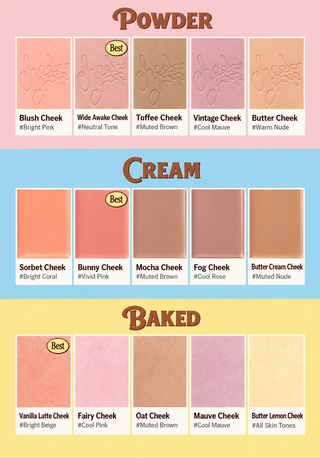 Fwee - Cheek Chip - 15 Colors