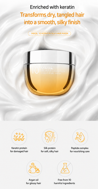Masil - Keratin Silk Hair Mask 300ml