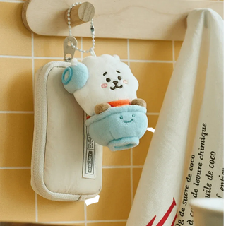 BT21 - RJ Welcome Party Plate Doll Keyring - Koreabe