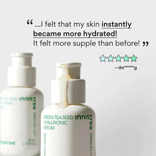 Innisfree Green Tea Seed Hyaluronic Serum 80ml - Koreabe