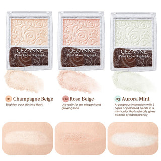 Cezanne - Pearl Glow Highlight - 4 варианта