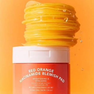t'else - Red Orange Niacinamide Blemish Pad 70ea - Koreabe