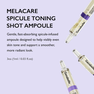 Genabelle - Melacare Spicule Toning Shot Ampoule, 3 шт.