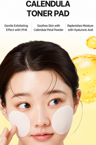 Aprilskin - Real Calendula Hyaluronic Toner Pads 80ea
