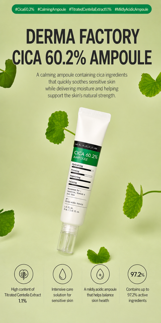 Derma Factory - Cica 60.2% Ампула 30мл
