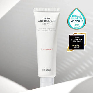 Hyggee - Relief Sun Moisturizer SPF50+ PA++++ 50ml - Koreabe