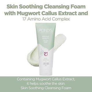 Ponds - Bright Beauty Mugwort Amino Acid Cleansing Foam 200ml - Koreabe