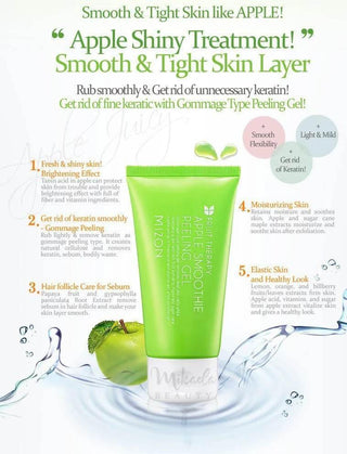 Mizon - Apple Smoothie Peeling Gel 121g - Koreabe