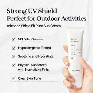 Mixsoon - Солнцезащитный крем Shield Fit Pure Sun Cream SPF50 PA++++ 50 мл
