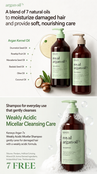 Kerasys - Royal Argan Oil 7x шампунь - 800мл