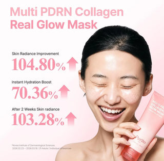 Purito - Многокомпонентная коллагеновая маска для сияния кожи PDRN Real Glow, 100 мл