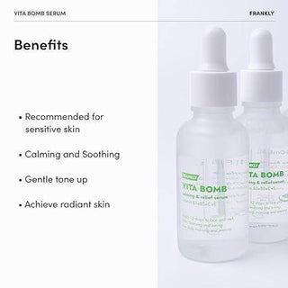 Frankly - Vita Bomb Calming & Relief Serum 30ml - Koreabe