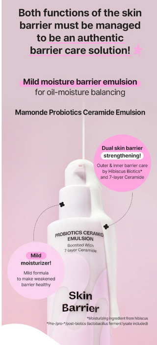 Mamonde - Увлажняющая эмульсия Probiotics Ceramide 150 мл