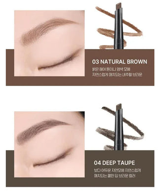 WakeMake - Natural Hard Brow Pencil 1+1 - 5 Colors - Koreabe
