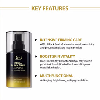 Dr G - Royal Black Snail Ampoule 30ml