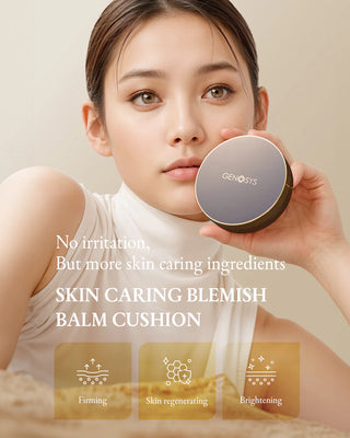 Компактная тональная основа Genosys Skin Caring Blemish Balm Cushion + запасной блок - 2 оттенка