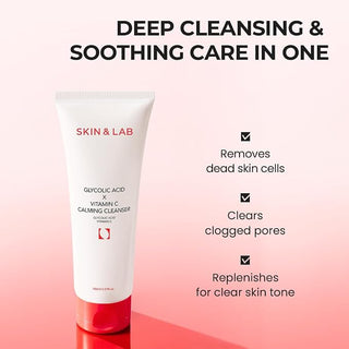 Skin&Lab - Glycolic Acid Vitamin C Calming Cleanser 150ml