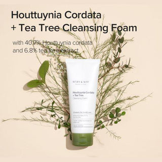 Mary & May - Houttuynia Cordata + Tea Tree Cleansing Foam 150ml - Koreabe