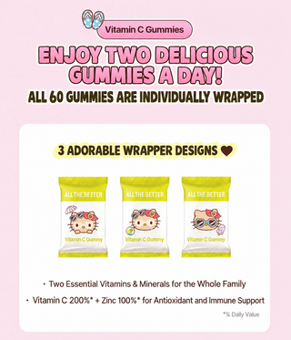 All The Better - Vitamin C Gummies 60ea (Sanrio Ver)